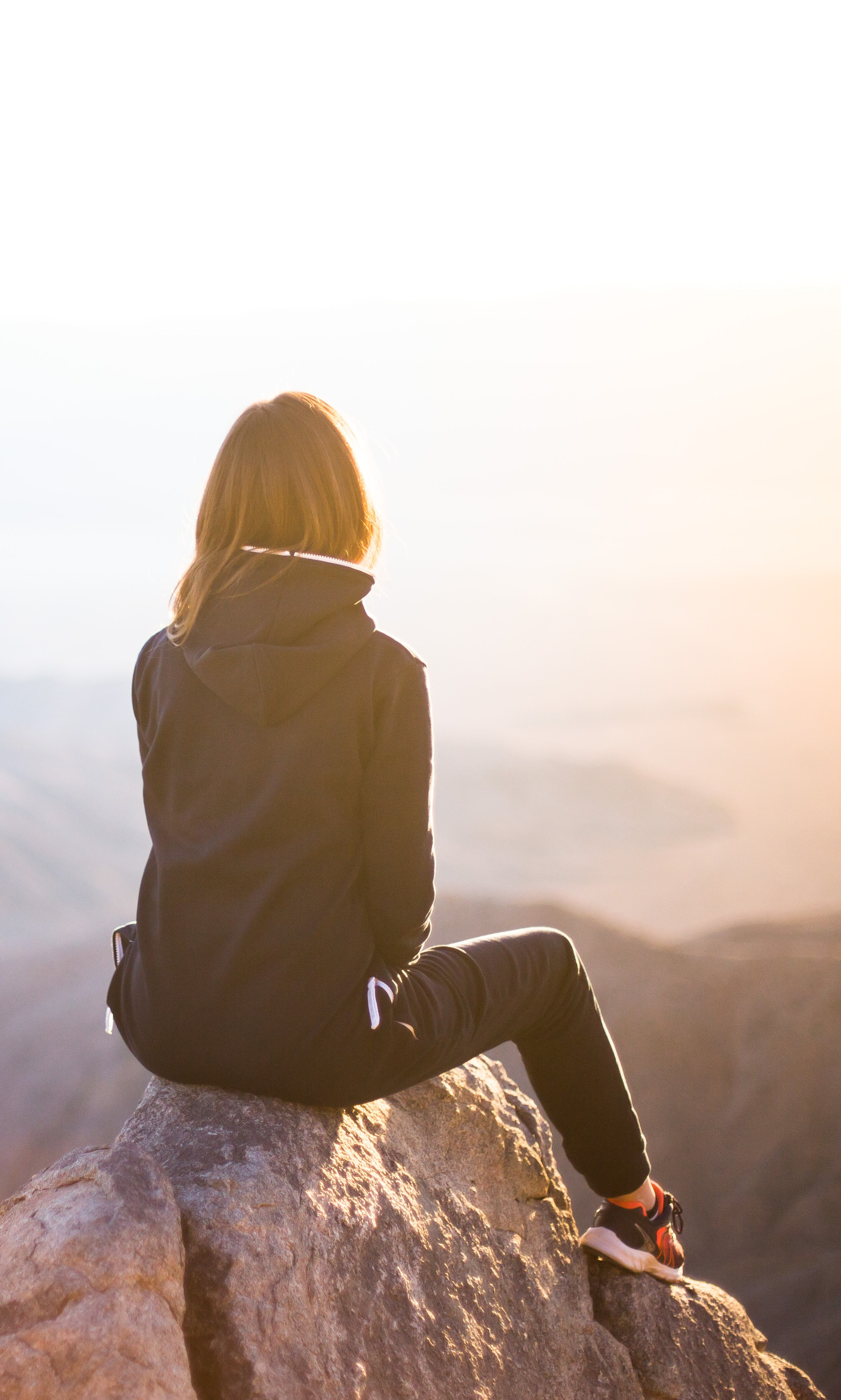 Women Hiked To Top Of Mountain